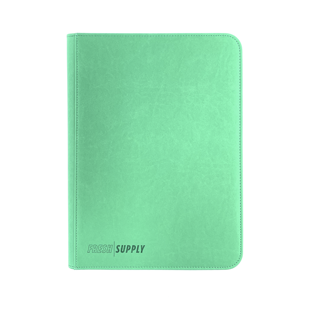 Binder 9 Pocket - Seafoam Green
